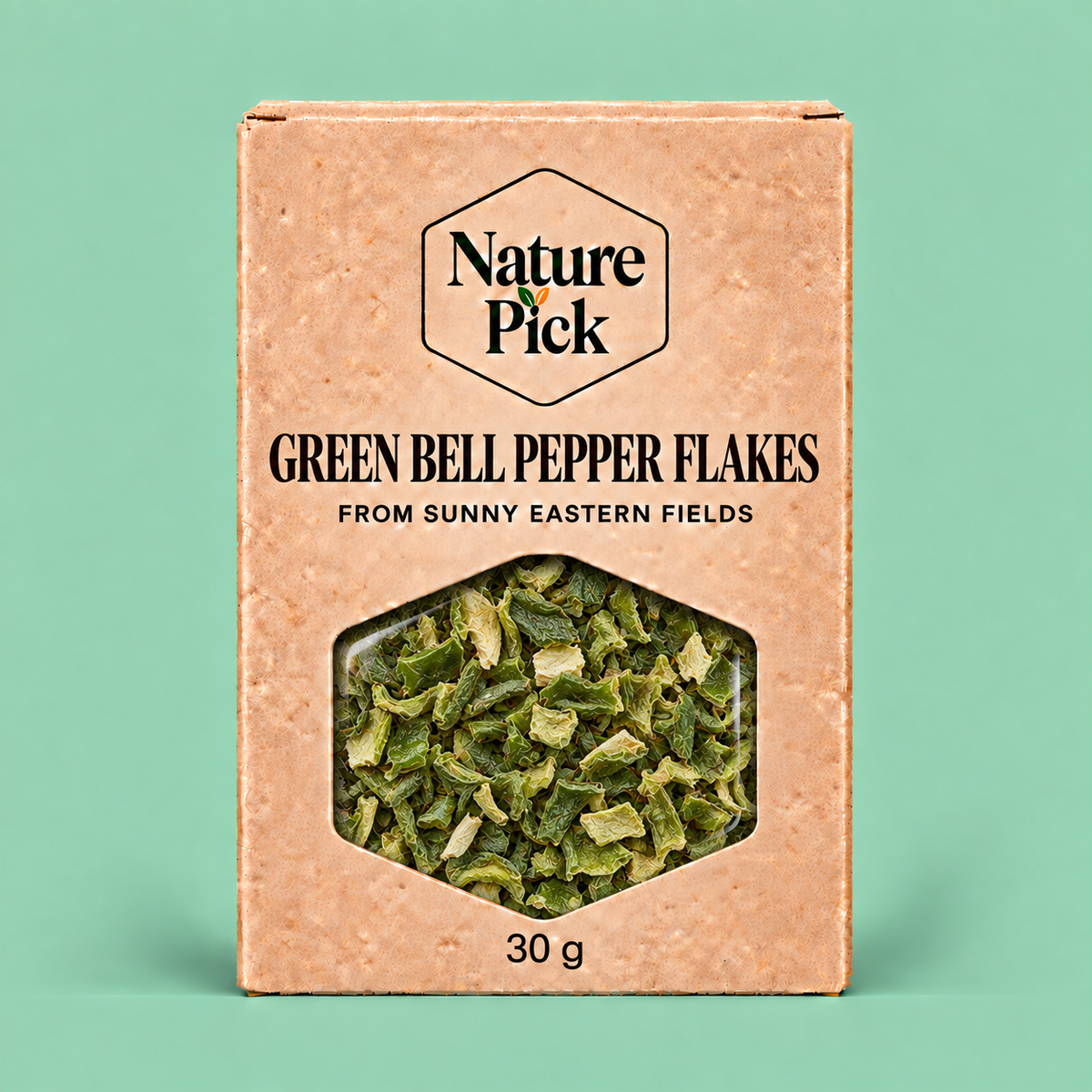 Gröna paprikaflingor 30 g – Nature Pick