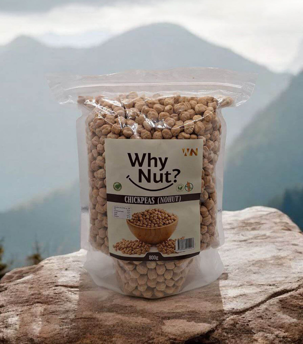 High-protein and gluten-free chickpeas from Nature Pick Market, ideal for salads, hummus, and falafel