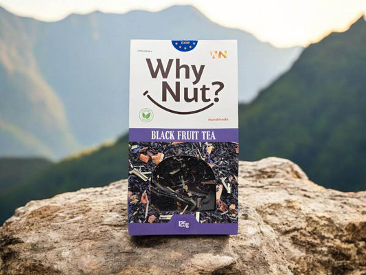 Delicious Svart Fruktte from Nature Pick Market, featuring refreshing flavors from fruits, flowers, and spices, perfect for a cozy tea experience.