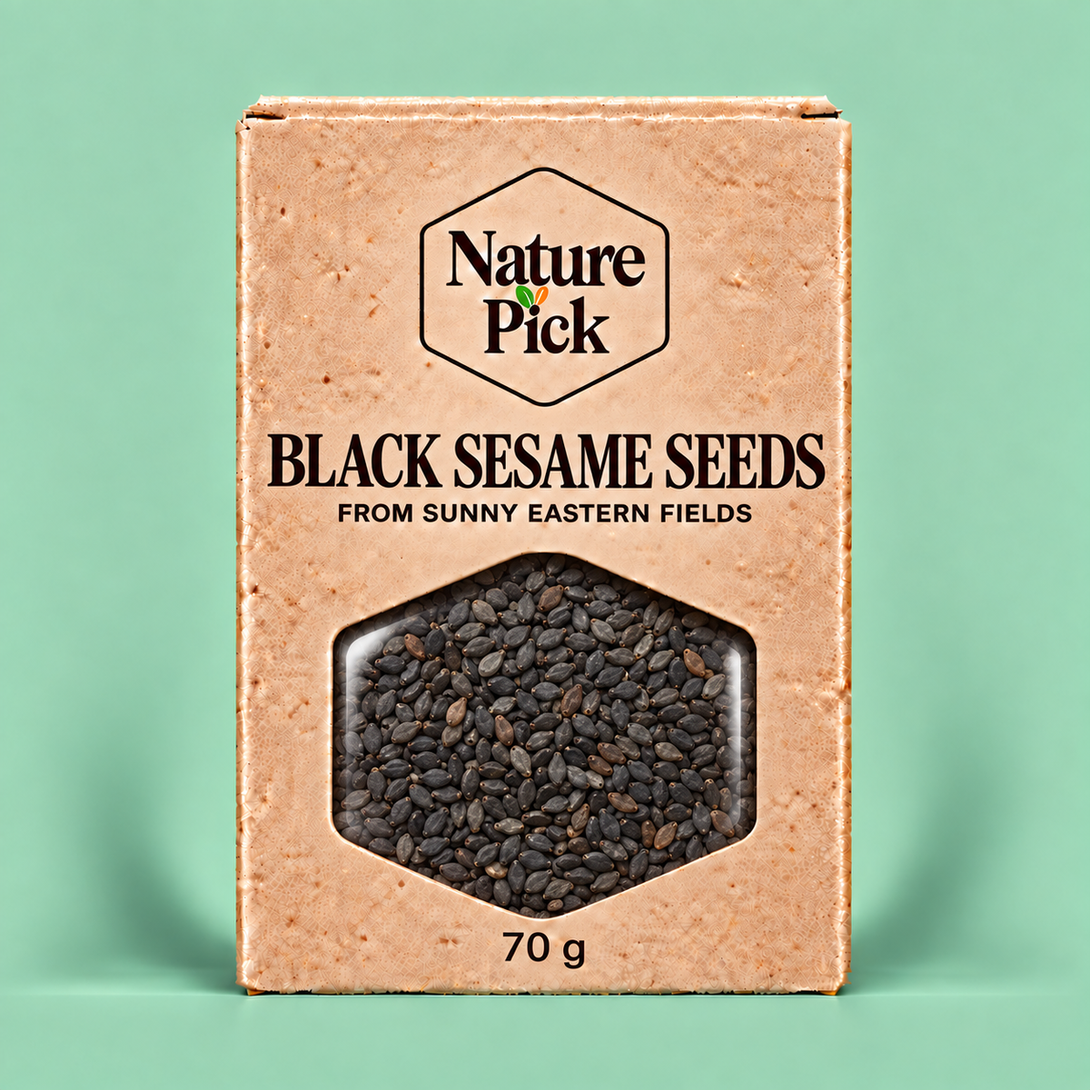 Hela svarta sesamfrön 70 g – Nature Pick