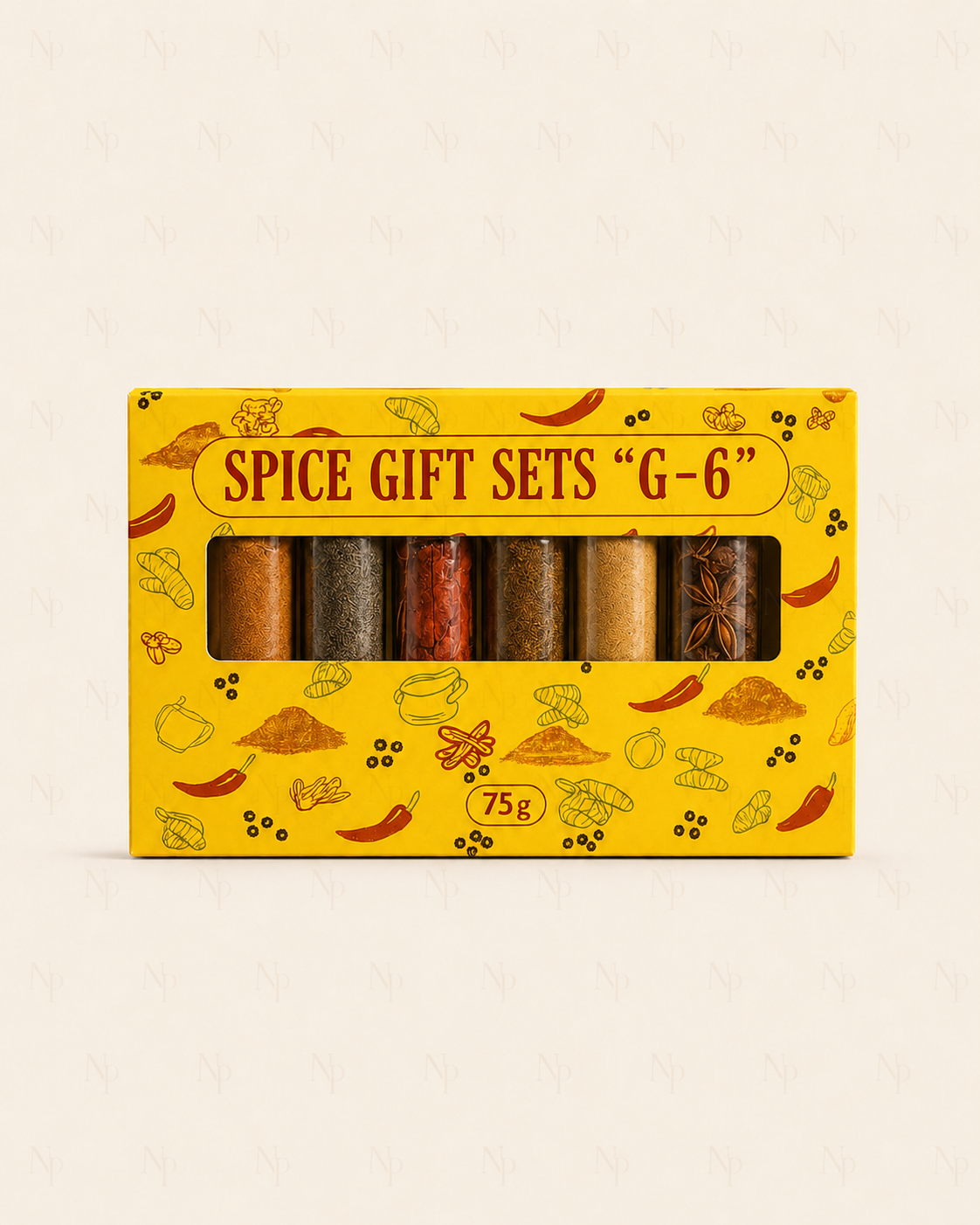 🎁Gewürz-Geschenkset G-6 – Premium-Geschenkset mit gemahlenen Gewürzen in Tuben