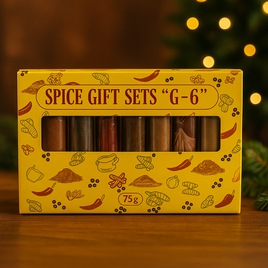 🎁Gewürz-Geschenkset G-6 – Premium-Geschenkset mit gemahlenen Gewürzen in Tuben