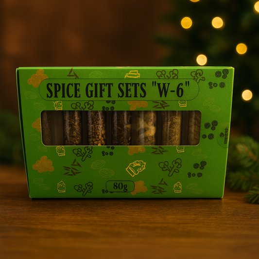 🎁 Gewürz-Geschenkset G-6 – Premium-Geschenkset mit ganzen Gewürzen in Tuben