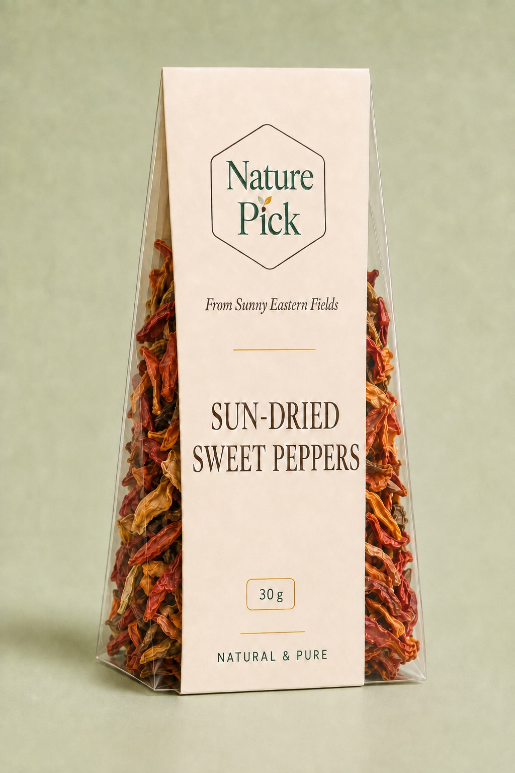 Soltorkad söt röd paprika 30 g – Nature Pick