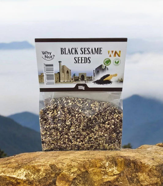 Ganze schwarze Sesamsamen
