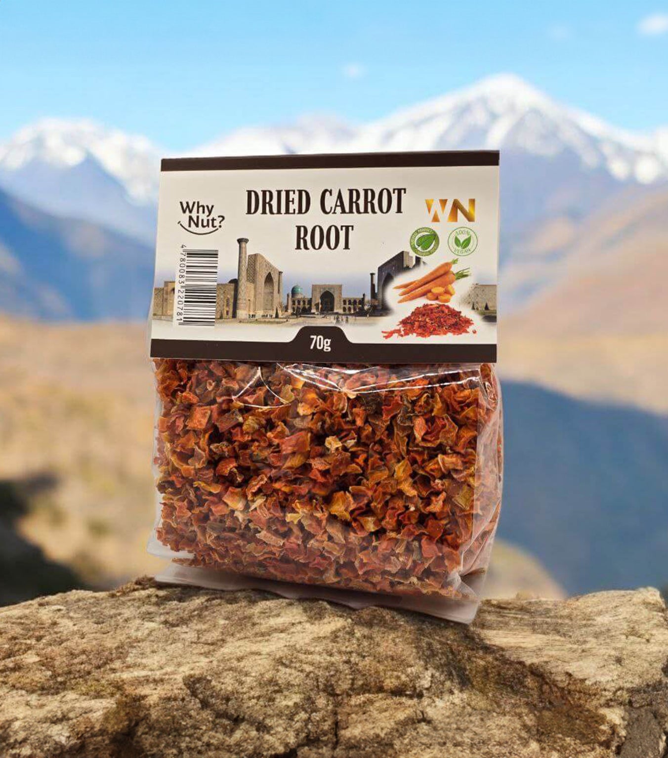 Getrocknete Karotten