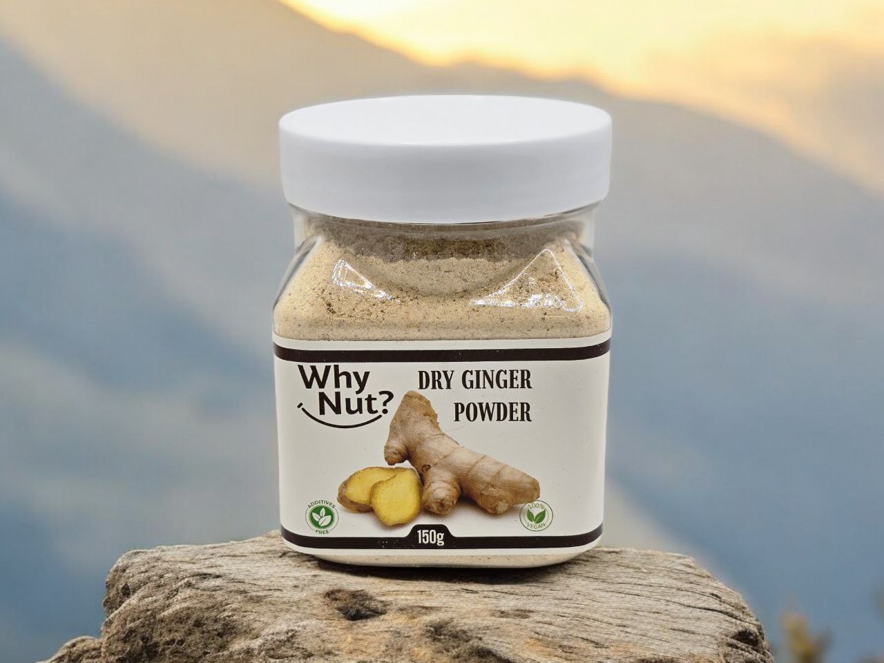 Nature Pick Market's Malen Ingefära - Ground ginger powder, perfect for cooking, baking, and soothing teas.