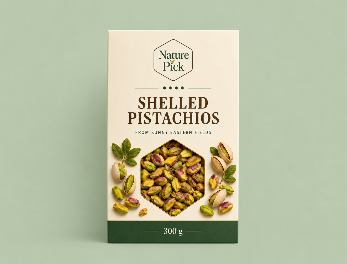 Shelled pistachios 300 g – Nature Pick