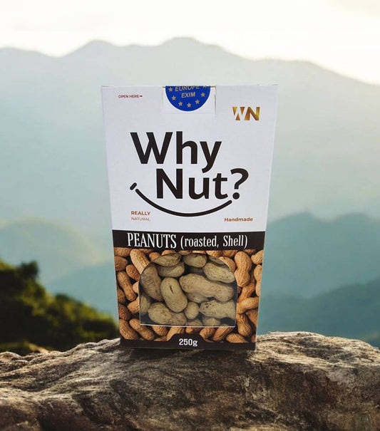 Geröstete Erdnüsse in der Schale