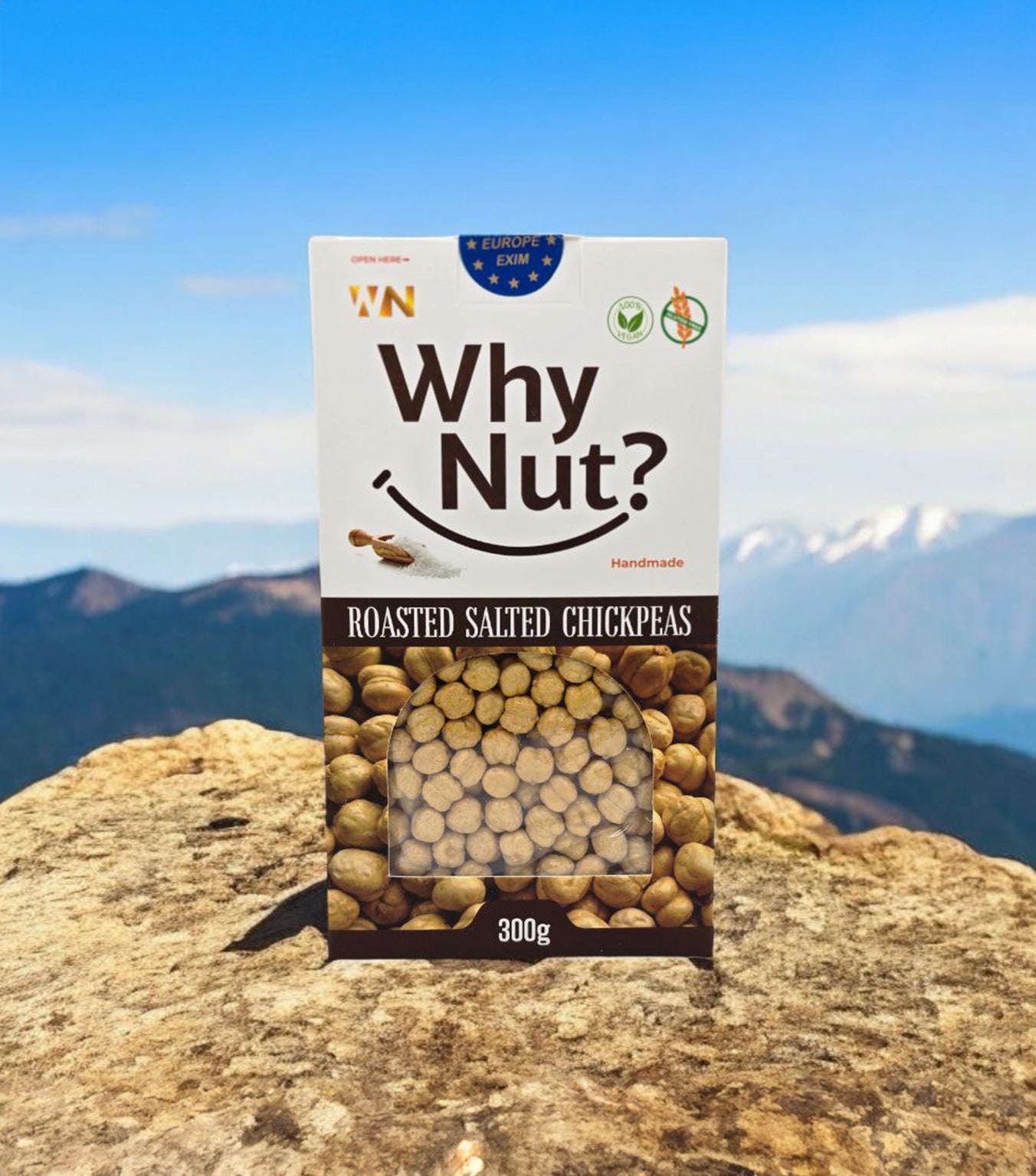 Geröstete und gesalzene Kichererbsen