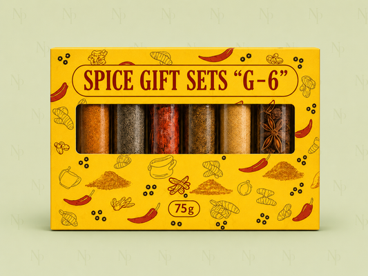 🎁Gewürz-Geschenkset G-6 – Premium-Geschenkset mit gemahlenen Gewürzen in Tuben
