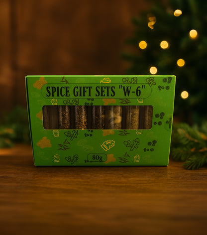 🎁 Gewürz-Geschenkset G-6 – Premium-Geschenkset mit ganzen Gewürzen in Tuben