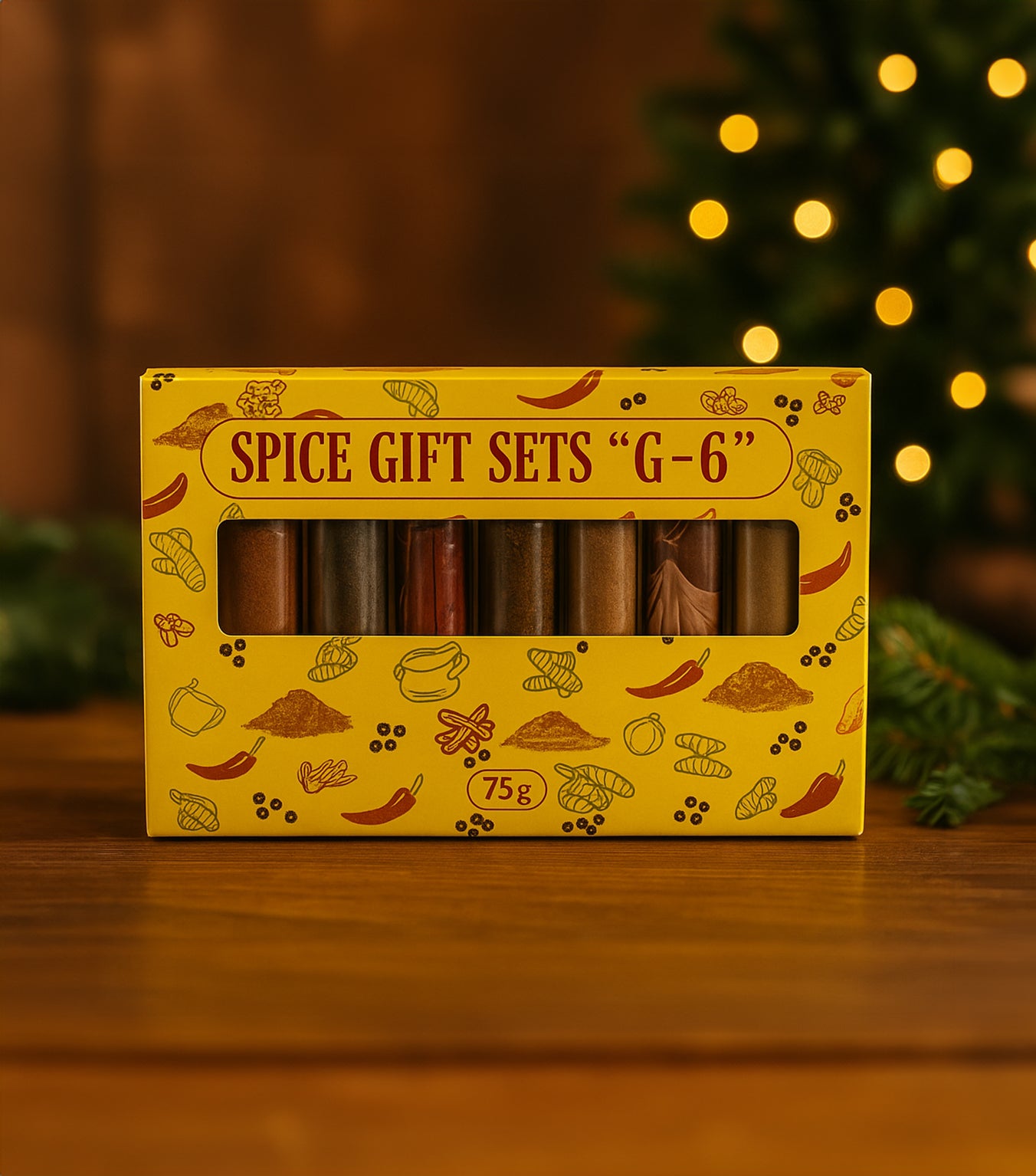 🎁Gewürz-Geschenkset G-6 – Premium-Geschenkset mit gemahlenen Gewürzen in Tuben