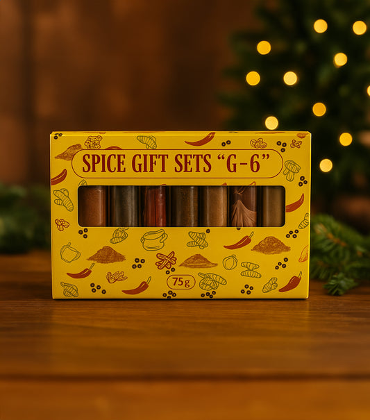 🎁Gewürz-Geschenkset G-6 – Premium-Geschenkset mit gemahlenen Gewürzen in Tuben