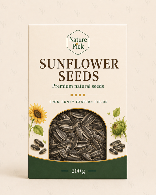 Geröstete und gesalzene Sonnenblumenkerne mit Schale