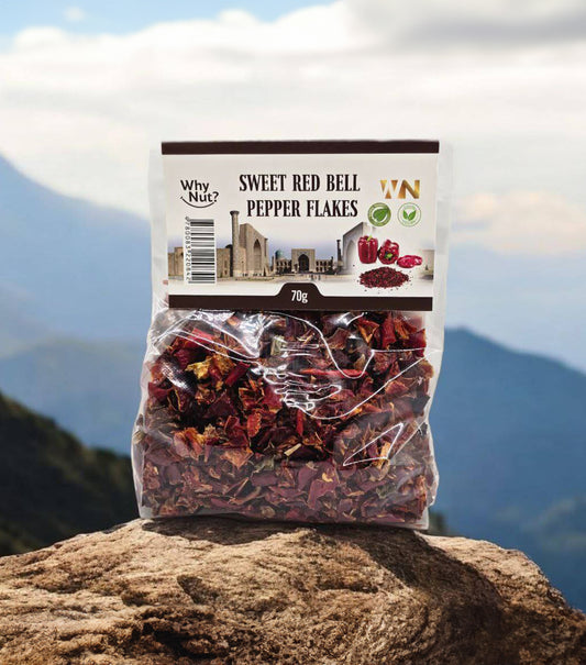 Süße rote Paprikaflocken - sonnengetrocknet-